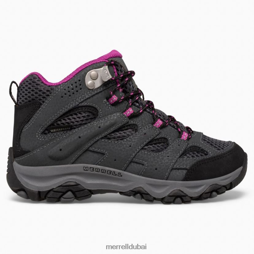 Merrell حذاء مواب 3 متوسط ​​مقاوم للماء (mk165703) Z2ZJ821433 الجرانيت / التوت