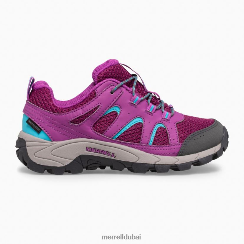 Merrell حذاء رياضي أوككريك برباط منخفض مقاوم للماء (mk164772) Z2ZJ821451 بالوما / بيري