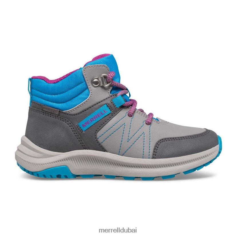 Merrell حذاء جريلوك مقاوم للماء (mk165225) Z2ZJ821510 رمادي/ترك