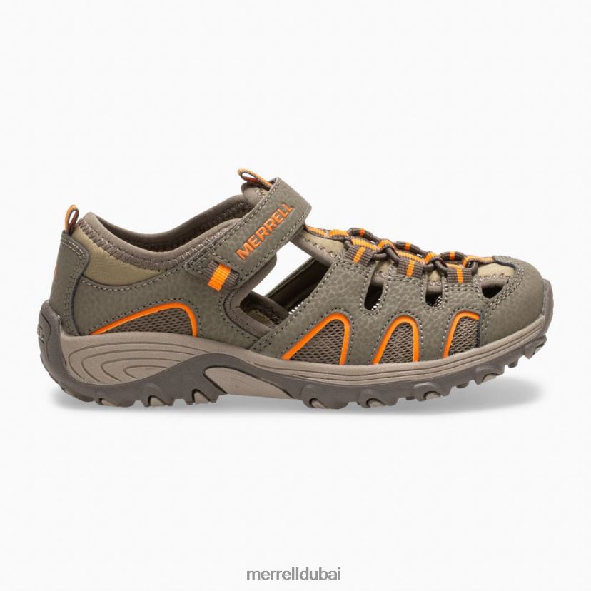 Merrell صندل هايكر هيدرو إتش تو أو (mk261856k) Z2ZJ821411 دخان السلاح / برتقالي
