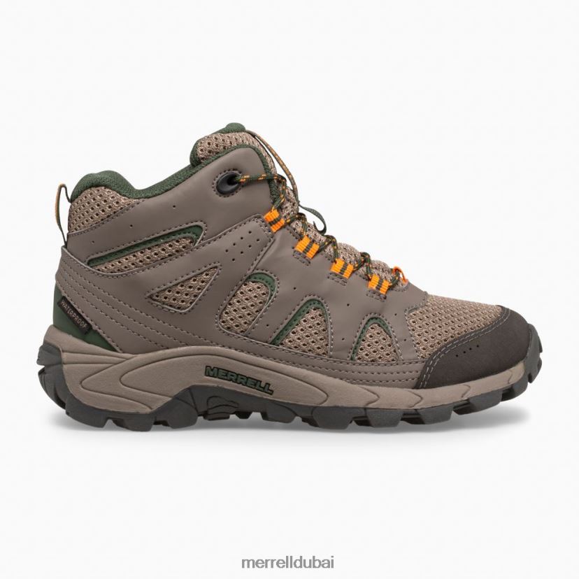 Merrell حذاء أوككريك برباط متوسط ​​الطول مقاوم للماء (mk264768) Z2ZJ821444 جلمود