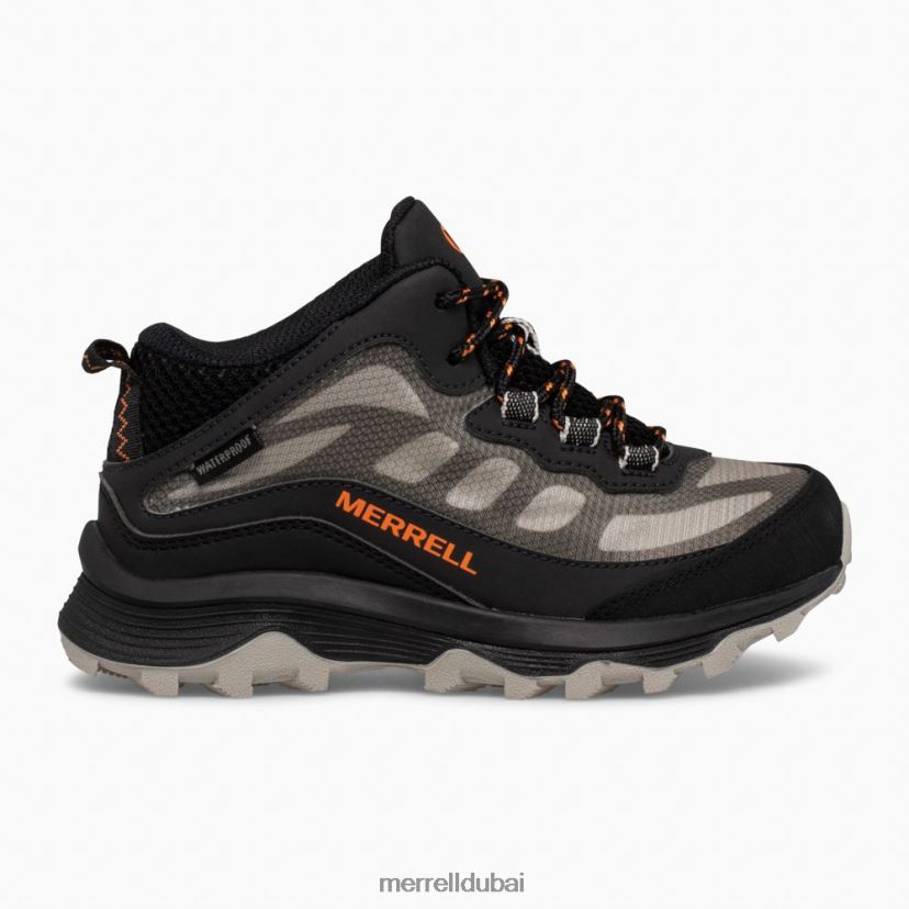 Merrell موآب سبيد ميد مقاوم للماء (mk265424) Z2ZJ821378 أسود