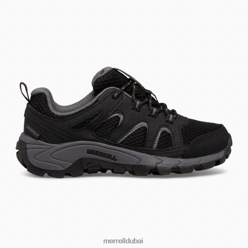 Merrell حذاء رياضي أوككريك برباط منخفض مقاوم للماء (mk265427) Z2ZJ821449 أسود/رمادي