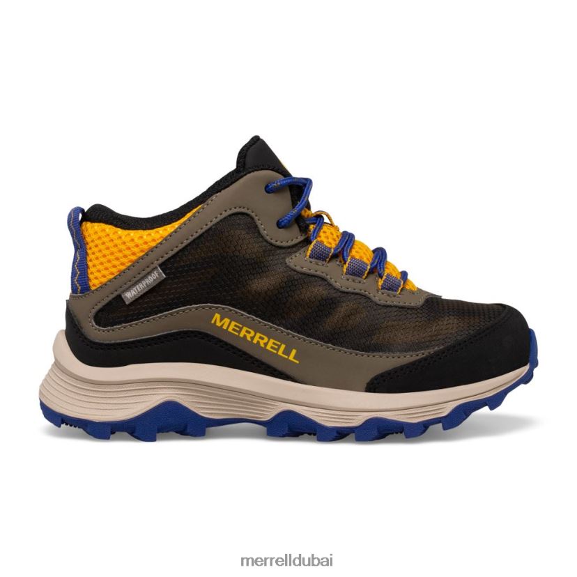 Merrell موآب سبيد ميد مقاوم للماء (mk266263) Z2ZJ821381 الكوبالت/الذهب