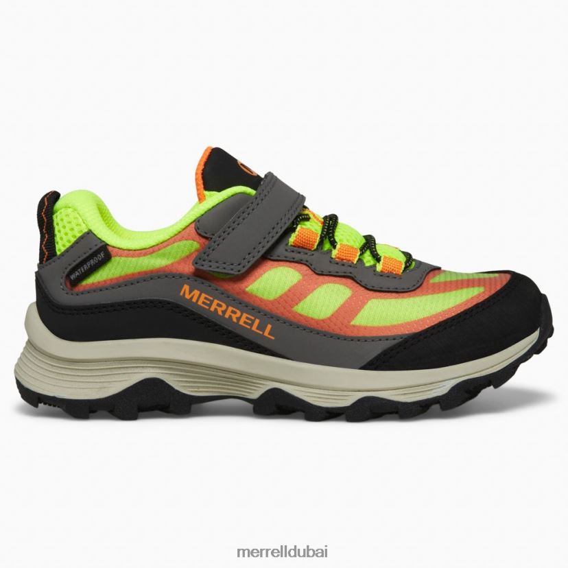 Merrell مكيف موآب منخفض السرعة ومقاوم للماء (mk266774) Z2ZJ821366 رمادي / مرحبا أي / برتقالي