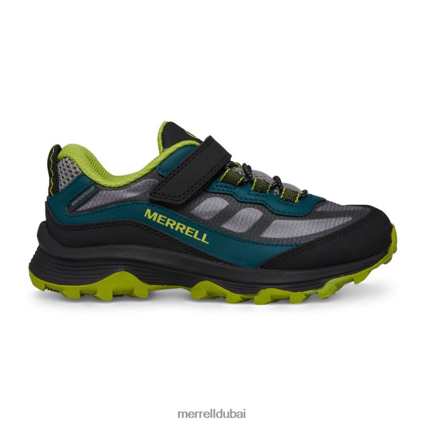 Merrell مكيف موآب منخفض السرعة ومقاوم للماء (mk267111) Z2ZJ821365 أخضر عميق/أسود