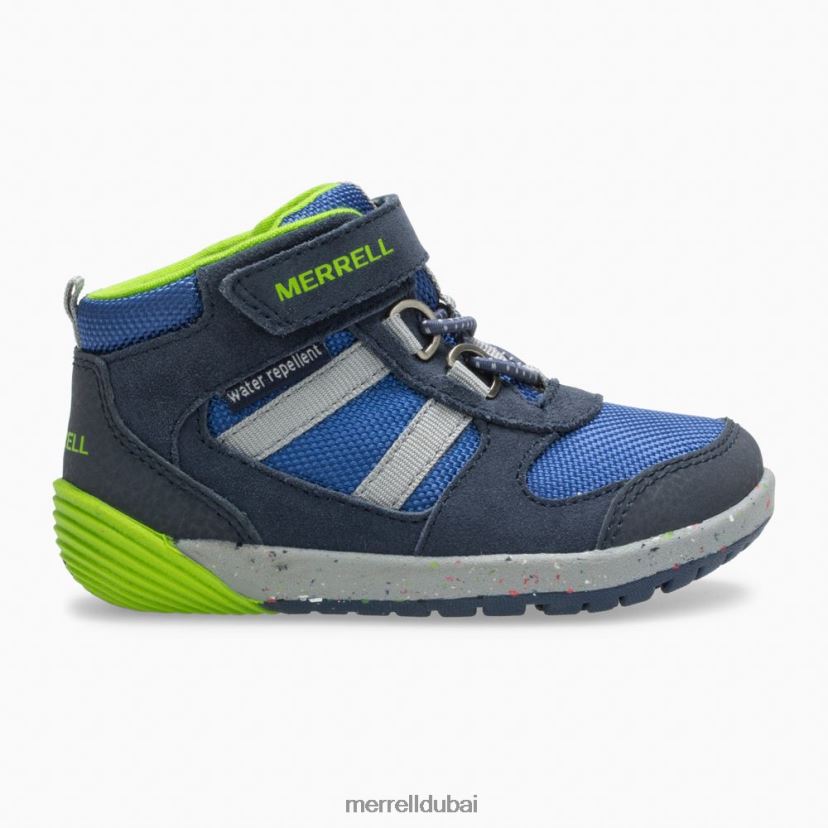 Merrell بير ستيس ريدج جونيور هايكر (ml262608) Z2ZJ821459 البحرية / الخضراء