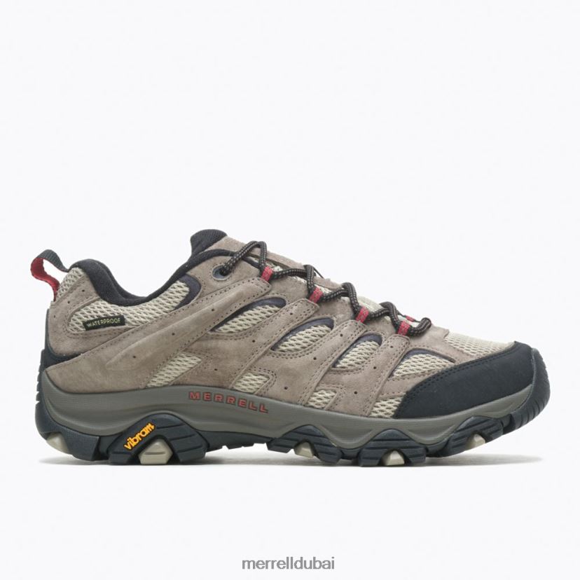 Merrell موآب 3 مقاوم للماء بعرض عريض (j035851w) Z2ZJ82368 بني غامق