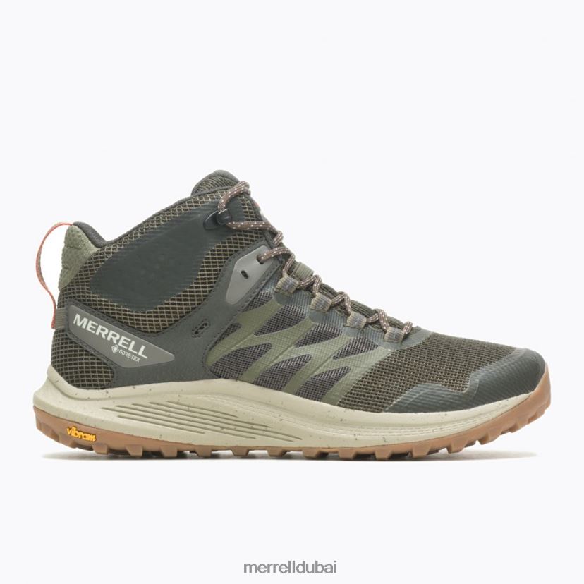 Merrell نوفا 3 منتصف جور تكس (j067617) Z2ZJ8240 زيتون