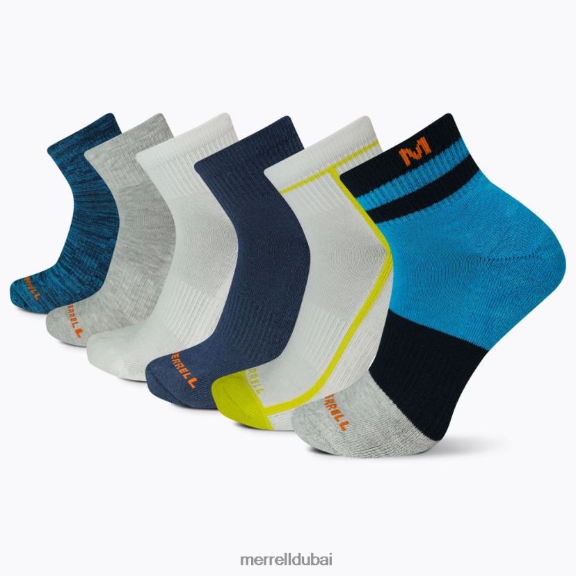 Merrell وسادة ربعية 6 قطع (jss27019-431) Z2ZJ82222 الأزرق متنوعة