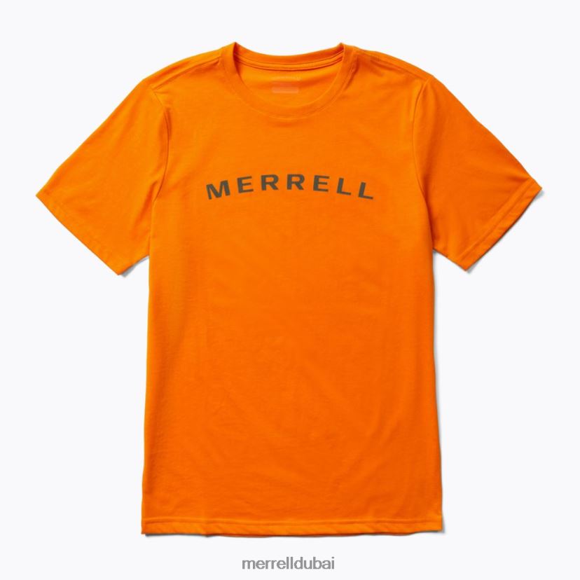 Merrell تيشيرت بأكمام قصيرة تحمل شعار Wordmark (jms26332-751) Z2ZJ82584 وفرة