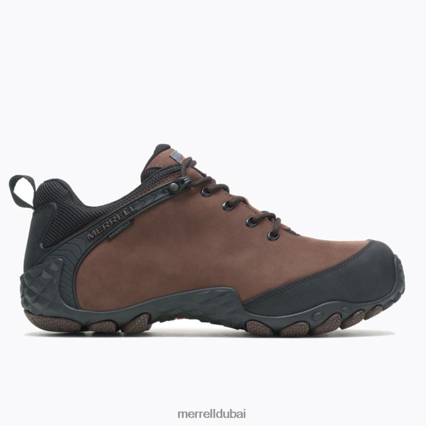Merrell جلد الحرباء من ألياف الكربون المقاومة للماء (j003901) Z2ZJ82660 بني