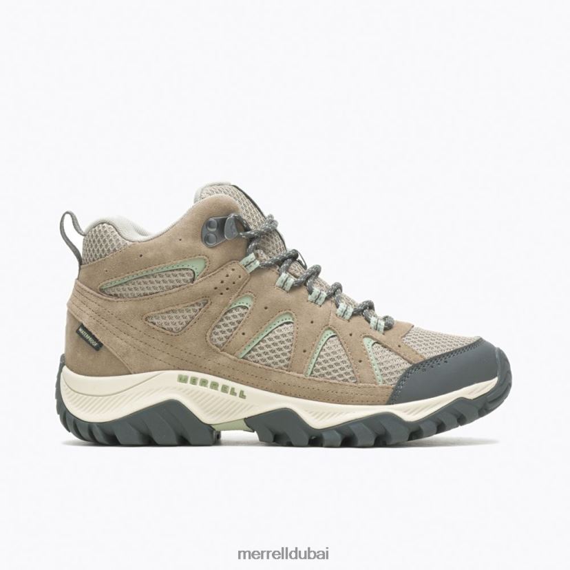 Merrell أوككريك ميد مقاوم للماء (j035916) Z2ZJ821256 الرمادي الداكن