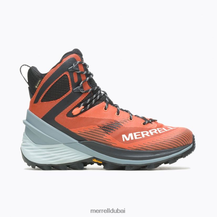 Merrell المارقة المتجول منتصف جور تكس (j037147) Z2ZJ8235 البرتقالي