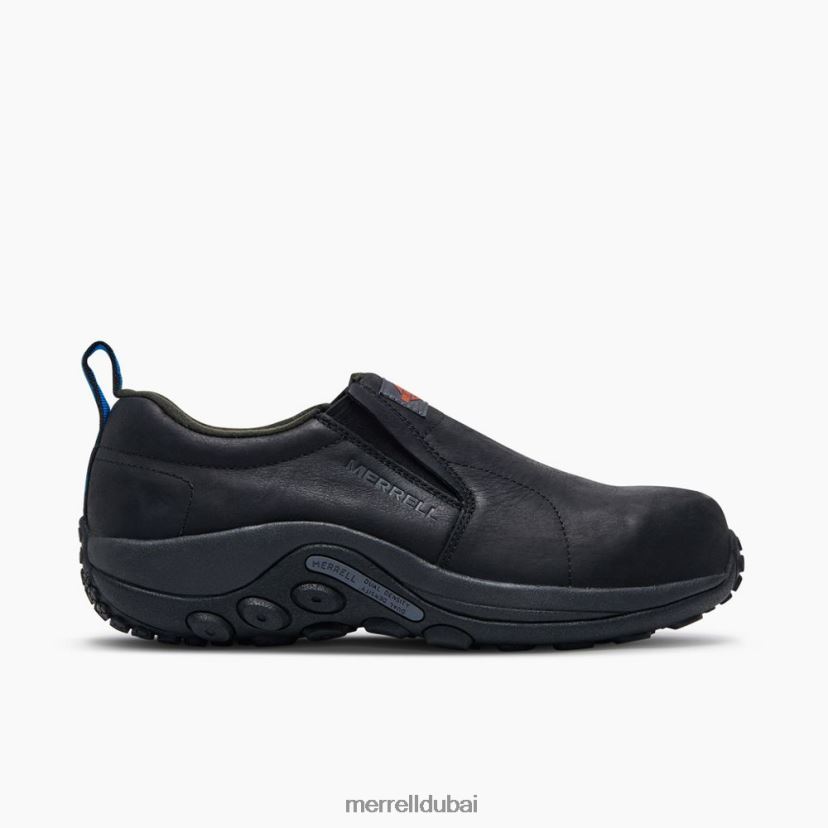Merrell حذاء عمل جانجل موك ليذر كومب تو (j099317) Z2ZJ82345 أسود