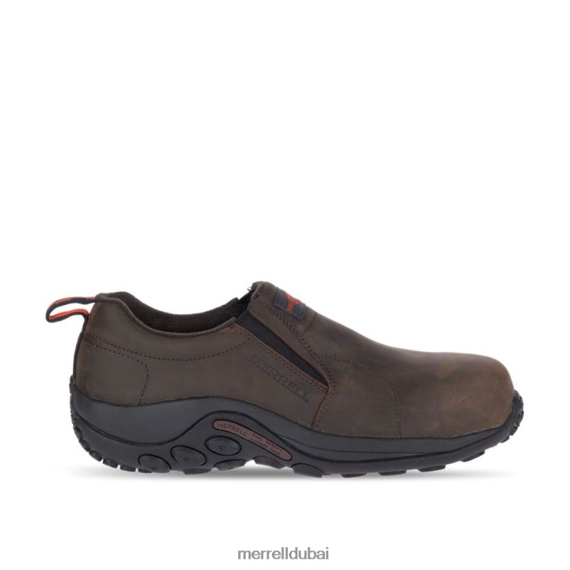 Merrell حذاء عمل جانجل موك جلد بمقدمة عريضة (j099319w) Z2ZJ82487 إسبرسو