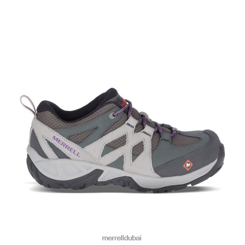 Merrell حذاء عمل من سبيكة صفارة الإنذار (j099324) Z2ZJ821197 فحم
