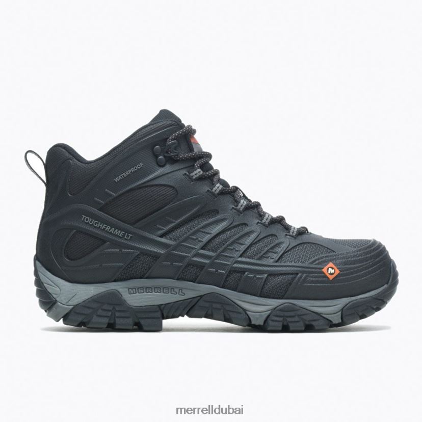 Merrell مواب فيلوسيتي منتصف ألياف الكربون المقاومة للماء بعرض واسع (j099429w) Z2ZJ82342 أسود