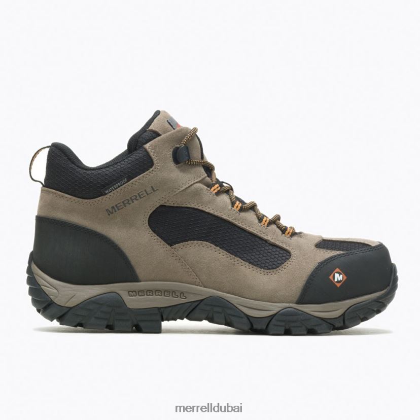 Merrell حذاء العمل مواب أونست متوسط ​​مقاوم للماء بمقدمة مدببة (j099511) Z2ZJ82434 جوز