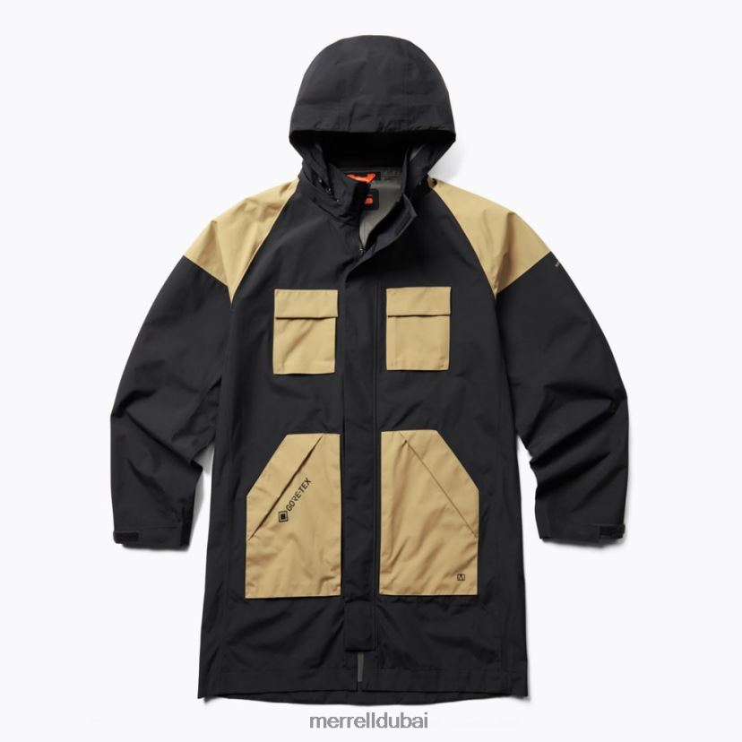 Merrell سترة بجيب كارجو من جور تكس (jmf26677-010) Z2ZJ82796 أسود