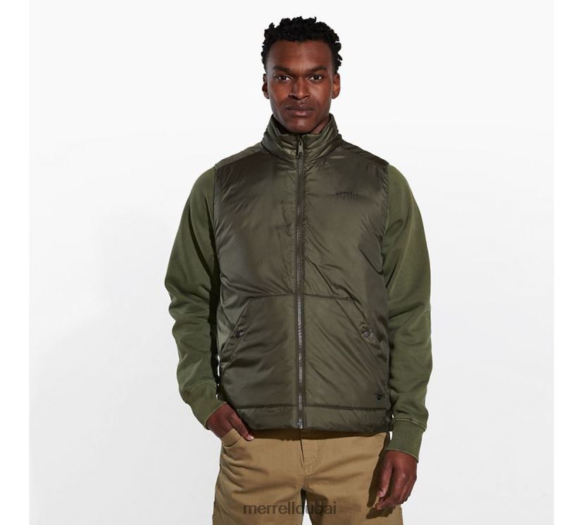 Merrell سترة معزولة من جيوتكس (jms26416-326) Z2ZJ82590 زيتون مغبر